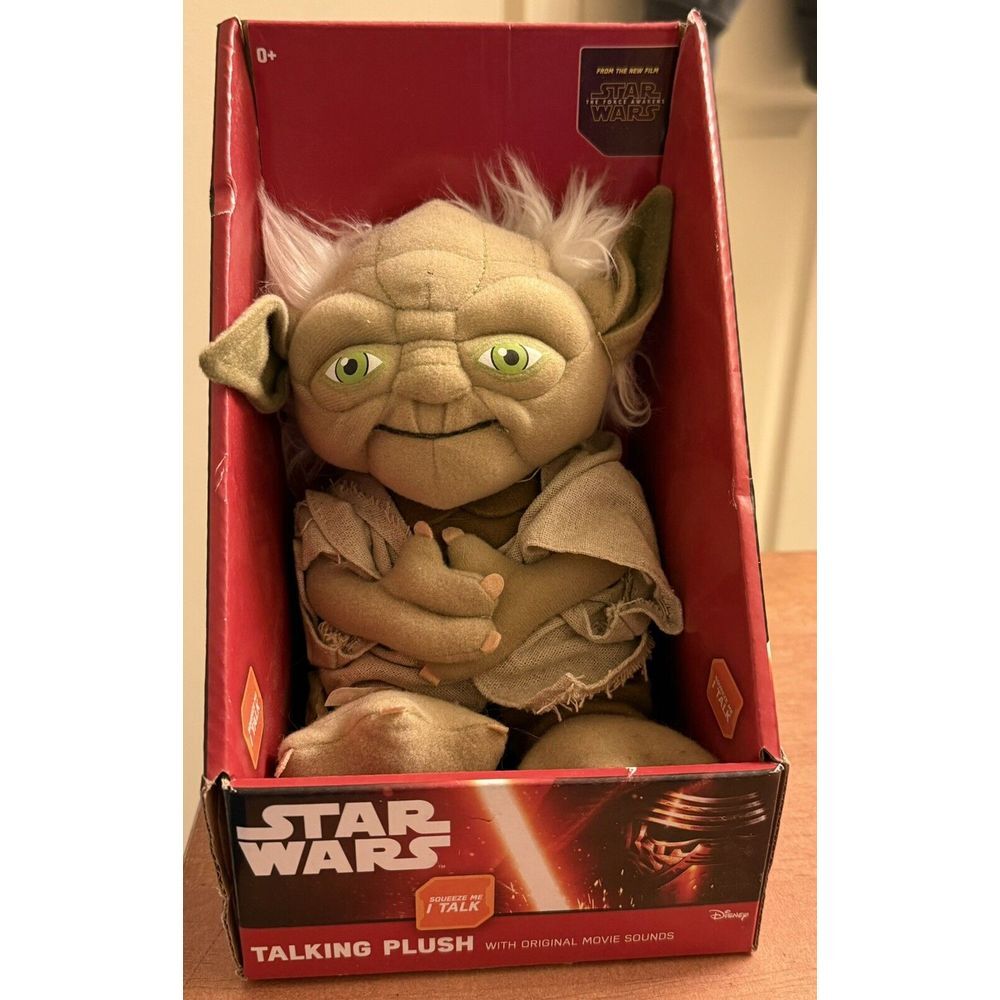 Disney Star Wars Yoda Talking‎ Plush-New Batteries included